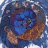 Ammonite painting logo for Touching The Dreamstone website